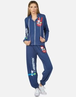 Lennox Woodstock Peace -dress and personal adornment lauren moshi woodstock peace zip up hoodie 1287 CSA 23455 INKBL 09