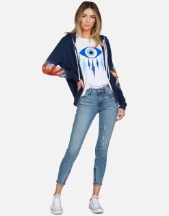 Lennox Yellow Lightning -dress and personal adornment lauren moshi yellow lightning zip up hoodie tie dye sunburst 1287 CSA 23147 SNBST 04