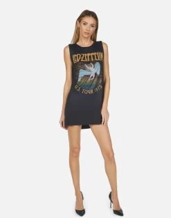 Deanna Led Zeppelin -dress and personal adornment led zeppelin vintage concert mini dress by lauren moshi 3047 RSN 13652 ONX 07