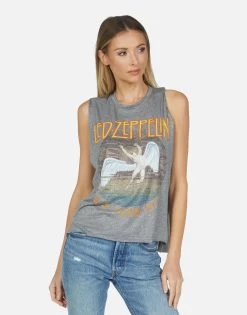 Kinzington Led Zeppelin -dress and personal adornment led zeppelin vintage concert tank by lauren moshi 2172 LVP 13652 HEG 03