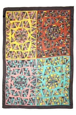 Victoria Tribal Silk Chiffon Scarfulti -dress and personal adornment multi 2 zoom