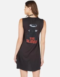 Deanna T-Rex The Slider 12 Deanna T-Rex The Slider -dress and personal adornment t rex the slider sleeveless mini dress lauren moshi 3047 RSN 12815 ONYX 03